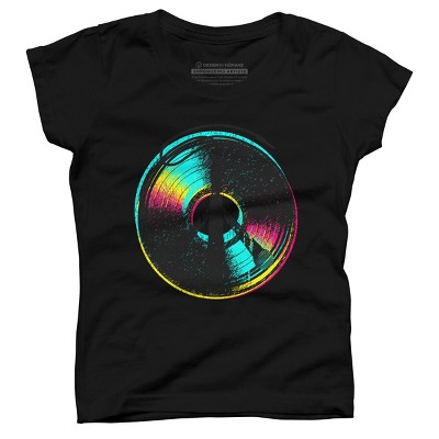 Girl's Design By Humans Colors and Music By clingcling T-Shirt