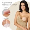Niidor 2 Pair Nipple Covers for Women - Sticky Adhesive Silicone Pasties Reusable Pasty Nipple Cover with Travel Box - 2 of 4