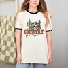 Simply Sage Market Women's Coutry Pumpkin Cactus Short Sleeve Ringer Tee - 2 of 4