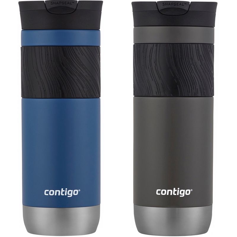 Contigo Byron 2.0 SnapSeal Insulated Stainless Steel Travel Mug 2-Pack, 1 of 2