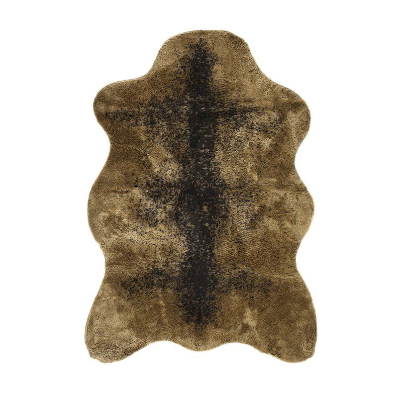 Walk on Me Faux Fur Super Soft Grizzly Rug Tufted With Non-slip Backing Area Rug, 1 of 5