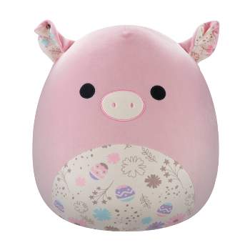 Squishmallows 16" Peter Pink Pig with Easter Print Belly Large Plush