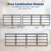 Garage Storage Shelves 5 Tiers, Heavy Duty Storage Shelving Racks with 2500 Lbs Capacity, Metal Adjustable Shelving Unit for Kitchen Pantry Basement - 3 of 4