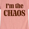 Girls' - Instant Message - Chaos Caffeine Kid Fitted Short Sleeve Graphic T-Shirt - 2 of 4