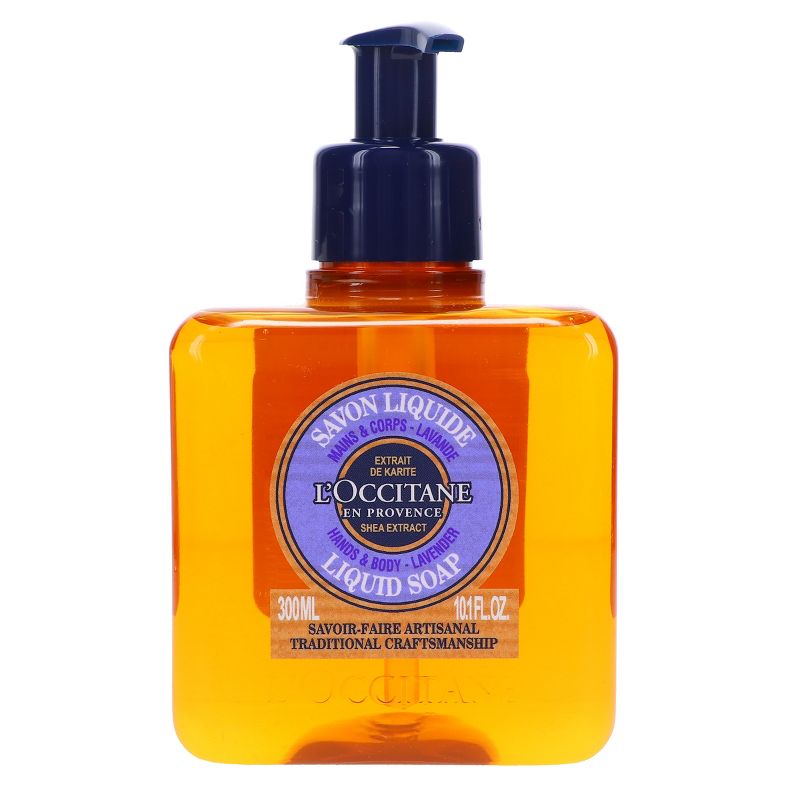 L'Occitane Shea Hands & Body Lavender Liquid Soap 10.1 oz, 1 of 9