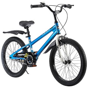RoyalBaby Freestyle Children Kids Bicycle w/Handbrake, Training Wheels, and Water Bottle, for Boys and Girls Ages 3-10 - 1 of 4
