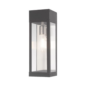 Livex Lighting Barrett 1 - Light Wall Light in  Scandinavian Gray - 1 of 2