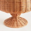 Plum & Post Chesapeake Natural Rattan Footed Urn Wide - 3 of 4