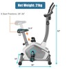Costway Magnetic Upright Exercise Bike Cycling Bike W/Pulse Sensor 8-Level Fitness - 2 of 4