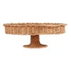 Storied Home Decorative Hand-Woven Rattan Pedestal, Natural - 4 of 4