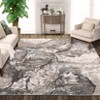 Washable Modern Abstract Living Room Area Rugs, Soft Non Slip Throw Carpet for Bedroom, Contemporary Floor Cover - 3 of 4