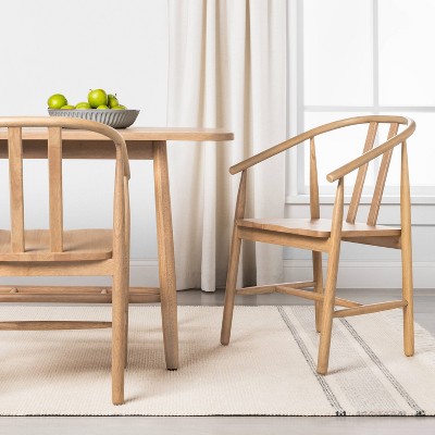 Sculpted Wood Dining Chair - Hearth & Hand™ with Magnolia