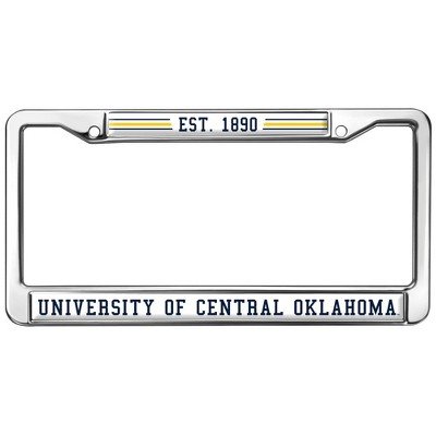 University of Central Oklahoma Full Size Standard License Plate Metal Frame