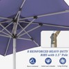 Vynxaria Rectangle Patio Umbrella - Crank Lift & Tilt Function for Ultimate Shade Control - 2 of 4