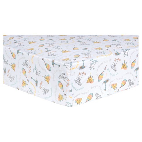 Dr Seuss By Trend Lab Fitted Crib Sheet Oh The Places You Ll