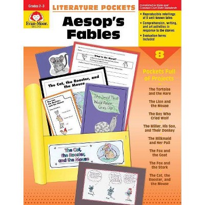 Aesop's Fables - (Literature Pockets) by  Evan-Moor Educational Publishers (Paperback)