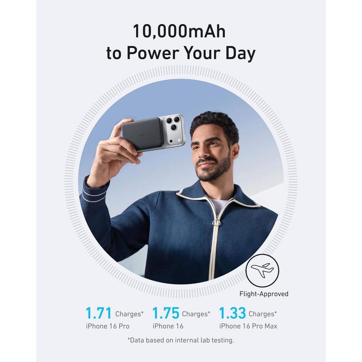 Anker MagGo Power Bank, Ultra-Slim 10,000mAh Magnetic Battery Pack - thumbnail 5