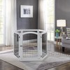 unipaws Wood and Wire Pet Playpen with 4 Support Feet - 2 of 4