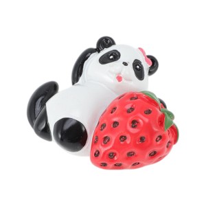 Unique Bargains Decorative Magnets Magnetic Fridge Sticker Irregular Shape Resin Black White Red 1 Pc - 1 of 3