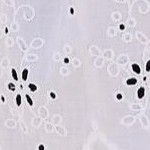 white eyelet embroidery