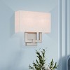 Livex Lighting Meridian 2 - Light Wall Light in  Brushed Nickel - 3 of 4