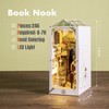Aoibox LED Book Nook Kit 3D Wooden Puzzle Decorative Bookend Bookshelf Insert Room Decor for Adults Teens Girls Boys - 4 of 4