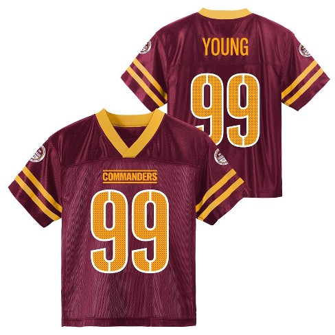 NFL Washington Football Team (Chase Young) Women's Game Football Jersey