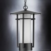 Urban Ambiance Luxury Mid-Century Modern Outdoor Pendant 16''H x 11.125''W,  Midnight Black Finish,  Riverside Collection, UHP1312 - 4 of 4