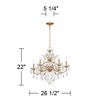 Vienna Full Spectrum Demallo Gold Chandelier 26