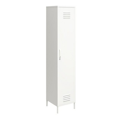 RealRooms Shadwick Single Metal Locker Storage Cabinet