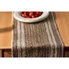 HomeRoots 80" Brown Ivory And Natural Braided Jute Table Runner - 2 of 4