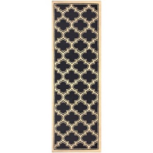 Modern Geometric Trellis Indoor Area Rug or Runner by Blue Nile Mills - 1 of 4