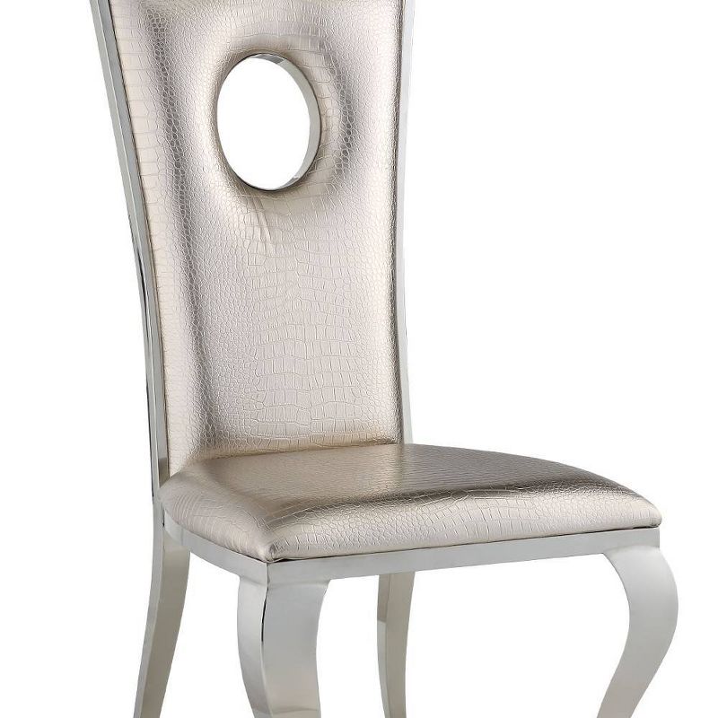 Cyrene 19&#34; Dining Chairs Beige - Acme Furniture, 5 of 7