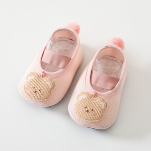 MyKids-Usa Baby Girl Cartoon Pattern Non-Slip Toddler Shoes With Tail Design Floor Socks - 1 of 4