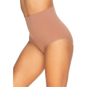 Felina Women's Seamless Shapewear Brief  Panty Tummy Control - 1 of 4