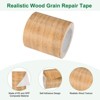 Unique Bargains Self Adhesive Realistic Wood Grain Durable Multi Use Masking Tape 1 Pc - 2 of 4