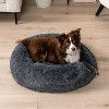 PetAmi Calming Dog Bed for Puppy Cat Kitten, Round Washable Pet Bed, Anti Anxiety Cuddler, Fluffy Plush Circular Donut Bed - 2 of 4