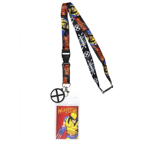 Marvel X-men Wolverine Character Design Reversible Lanyard Id Badge 