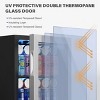 Ca'Lefort 62-65 Can Beverage Refrigerator, Freestanding Mini Beverage Cooler with Glass Door and Adjustable Removable Shelves for Drinks,1.62 Cu.ft. - 4 of 4