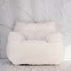 ROOMTEC Bean Bag Chair, Velvet Tufted Foam Accent Lazy Sofa Chair Floor Couch Chair - 2 of 4