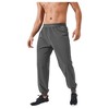 Anna-Kaci Active Men's Tapered Lounge Pants with Stretch Waistband and Elastic Cuffs for Everyday Comfort - 4 of 4