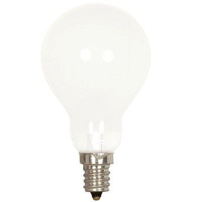 Satco 60 W A15 A-line Incandescent Bulb E12 (candelabra) Soft White 2 ...