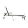 Outdoor Aluminum Chaise Lounge Chairs with Mesh Seats,Adjustable Poolside Lounger Set for Patio,Lightweight Sunbathing Chairs-Cuddlewood - 2 of 4