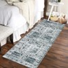 COZONY Washable Area Rug for Living Room, Vintage Distressed Accent Carpet, Non-Slip, Low Pile, Stain Resistant - 4 of 4