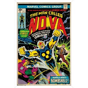 Trends International Marvel Comics - Nova - Cover #1 Framed Wall Poster Prints - 1 of 4