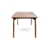 Sapphtopaz Patio Outdoor Table Patio Dining Table Acacia Wood Outdoor Dining Table Picnic Table for Garden, Lawn, Patio - 3 of 4