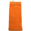 TowelSoft Premium 100% Cotton Terry Velour Golf Towel with Tri-fold Hook & Grommet Placement 16 inch x 26 inch - 2 of 4