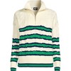 Lands' End Women's Drifter Cotton Quarter Zip Pullover Sweater - 3 of 3