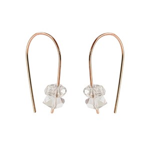 Herkimer Diamond Threader Earrings - 1 of 4