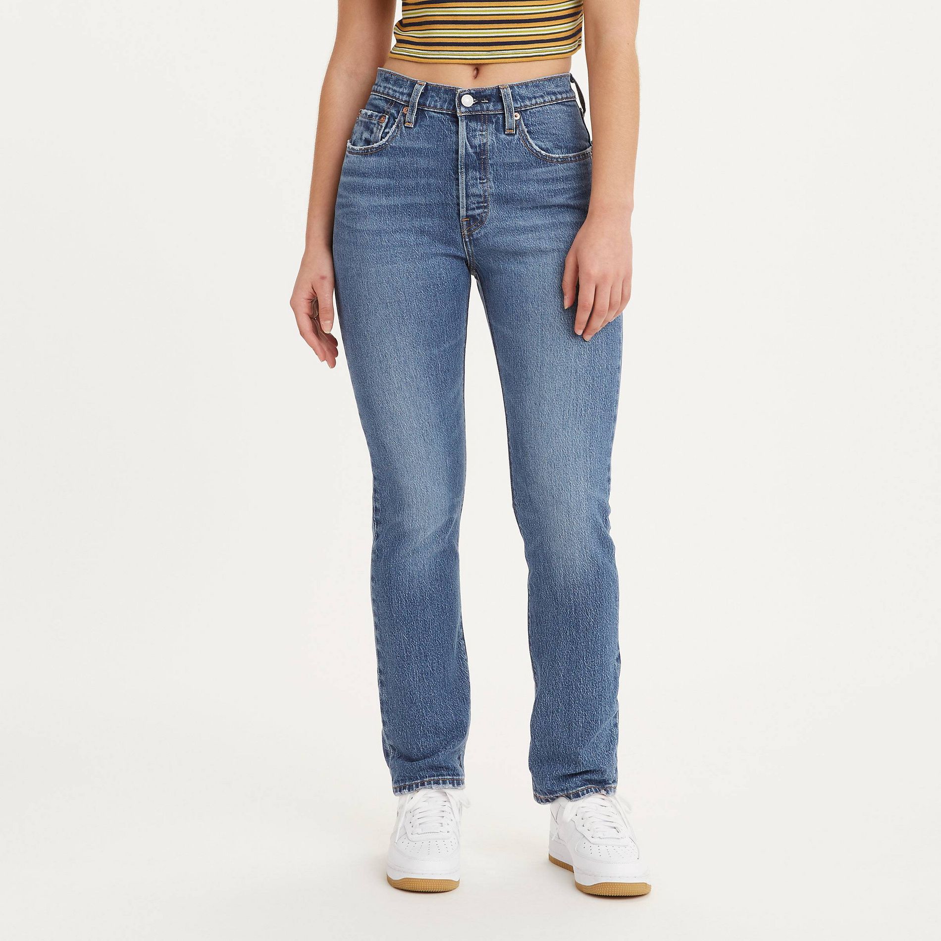 Levi's® Women's High-Rise 501® Jeans - Salsa In Sequence 26: Midweight Denim, Straight Fit, 30" Inseam